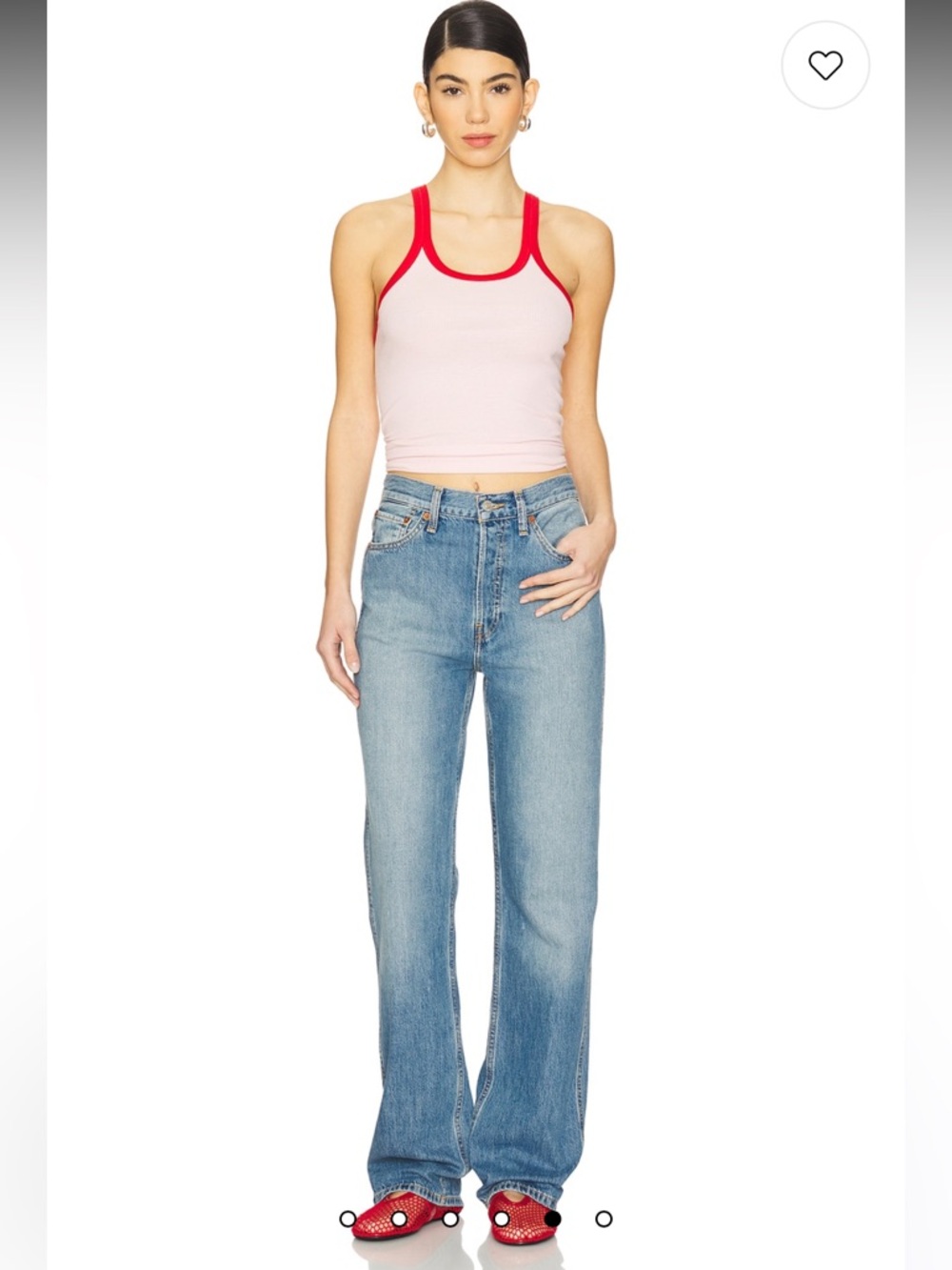 Re/Done 90s High Rise Loose in Mid Fade Size 29